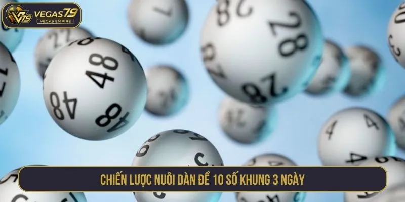 Chiến lược nuôi dàn đề 10 số khung 3 ngày