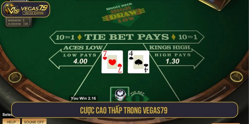 Cược cao thấp trong Vegas79