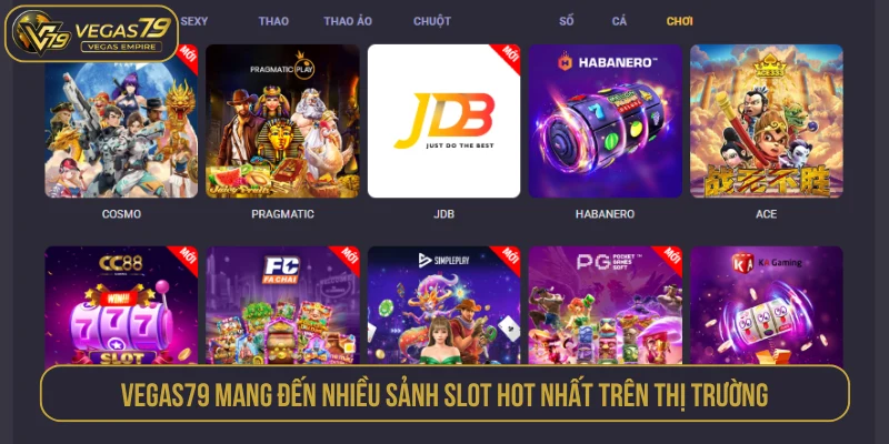 Cá cược slot VEGAS79 nhận Jackpot hàng trăm triệu