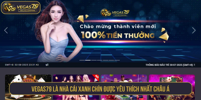 Nhà cái VEGAS79 hoạt động trong lĩnh vực cá cược trực tuyến